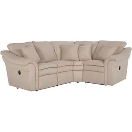 3 Pc Power Reclining Sectional Sofa with LAS Sofa